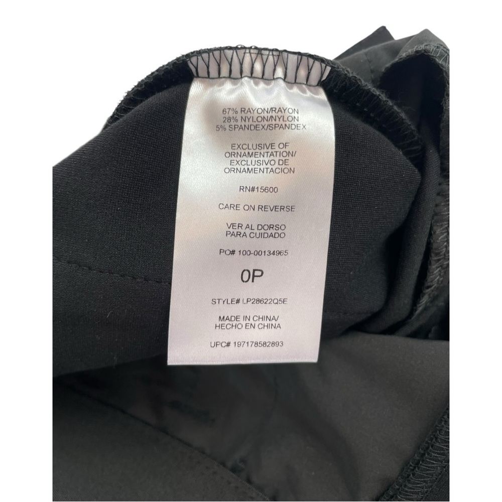 WIT & WISDOM Black Whitney Skyrise High Rise Wide Leg Pants Women’s Sz 0P NWT - Picture 6 of 6